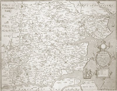Map of Essex, 1602-03 by William Smith